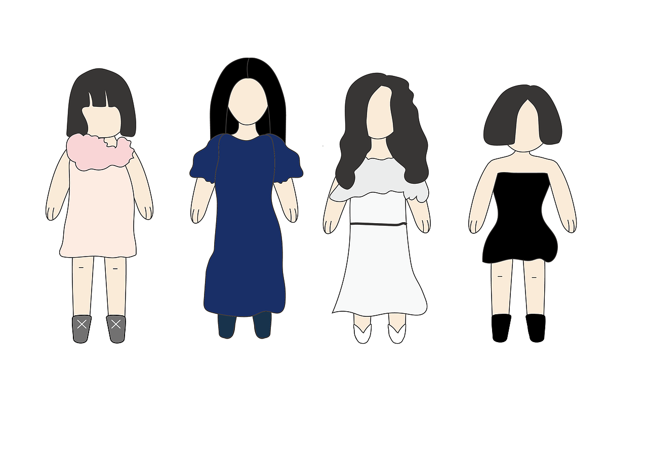 时代姐妹花（图ZMjMxMzc5NjYw） - 创作习作 - 站酷设计师鲤宁鱼原创素材 - 站酷ZCOOL