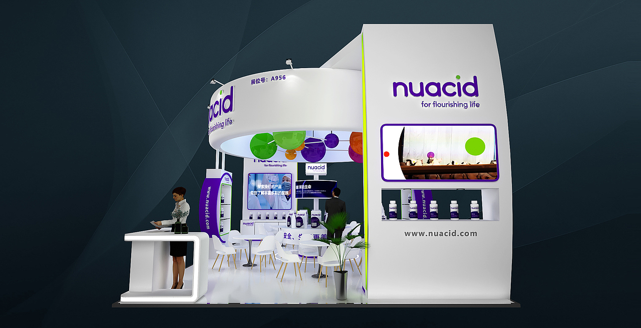 6×9m 4开口 展台设计