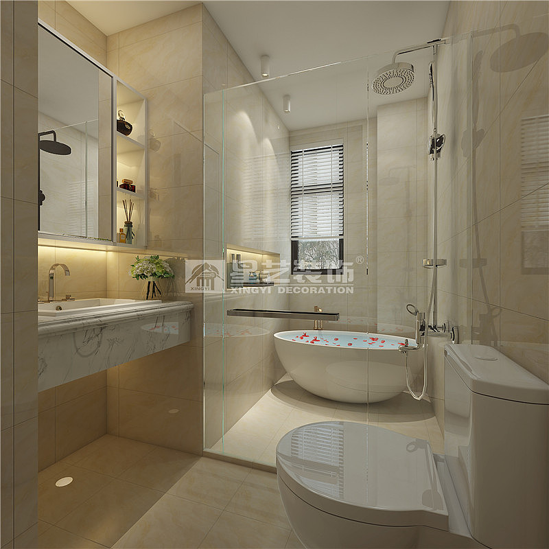 贵阳装修设计,美的林城色彩靓丽现代风居室!