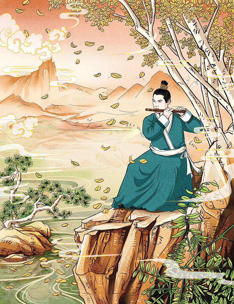 古风插画（图ZMTM4MDUxMzU2） - 商业插画 - 站酷设计师C君_Children原创素材 - 站酷ZCOOL