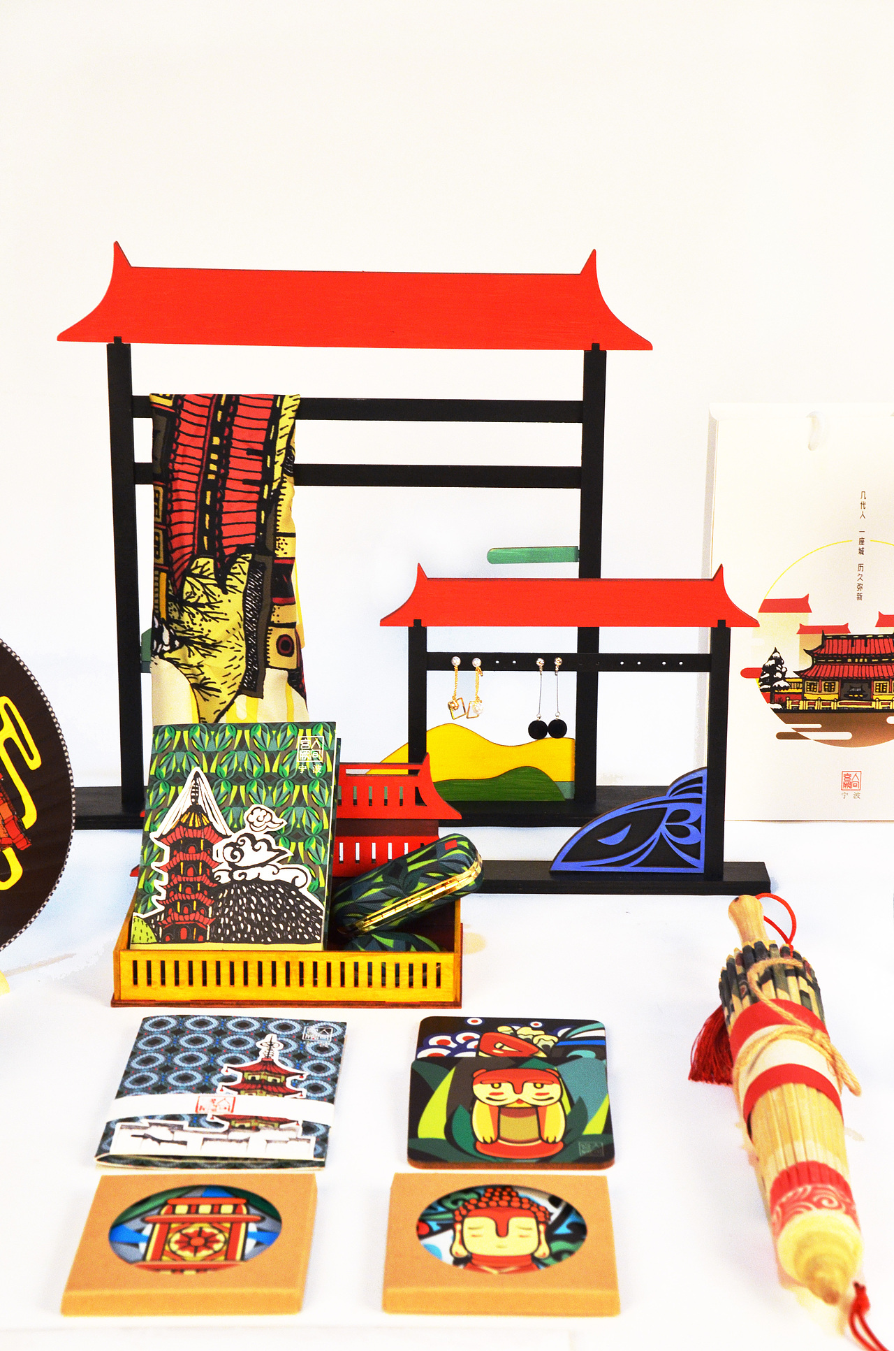 宁波地标建筑文创设计人间宫阙