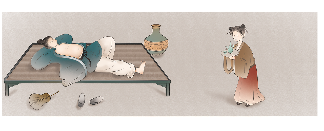 水墨风，辅助教材的一些插图插图（图ZMjcwOTUxMzIw） - 商业插画 - 站酷设计师流木侬侬原创素材 - 站酷ZCOOL