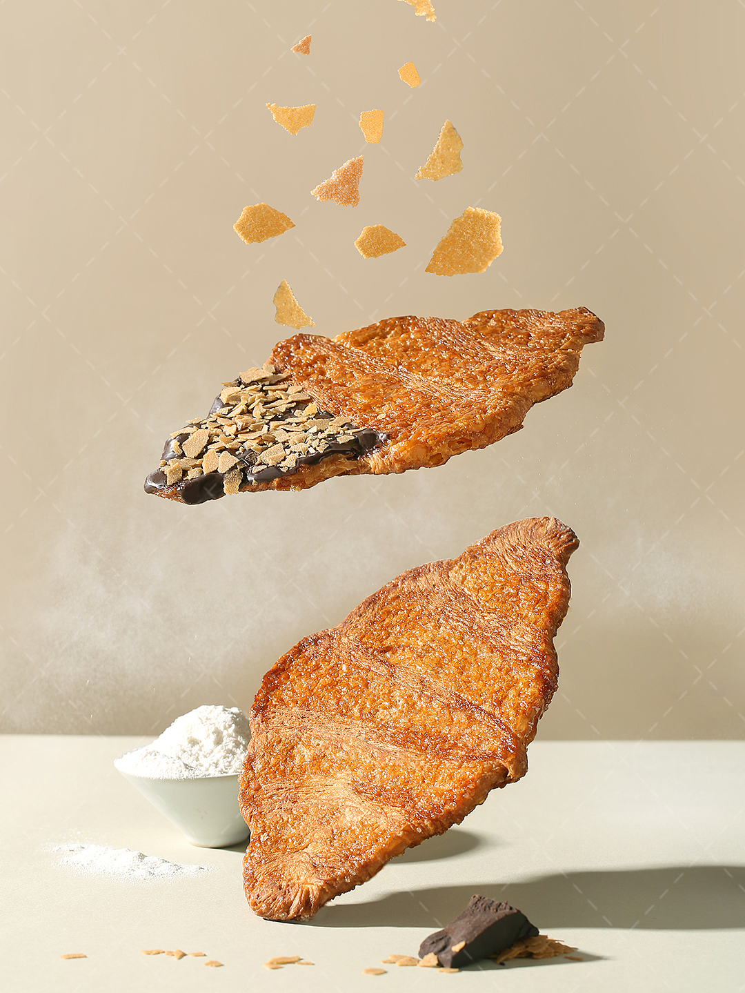 美食拍摄 I 压扁可颂拍摄