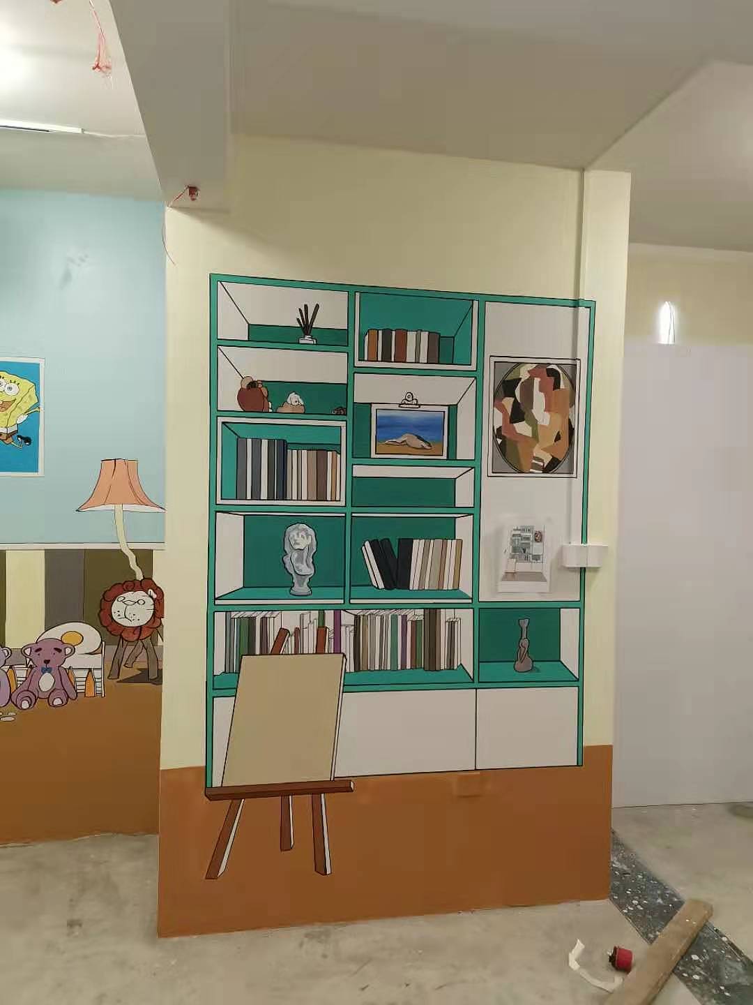 虚拟家具彩绘设计加落地