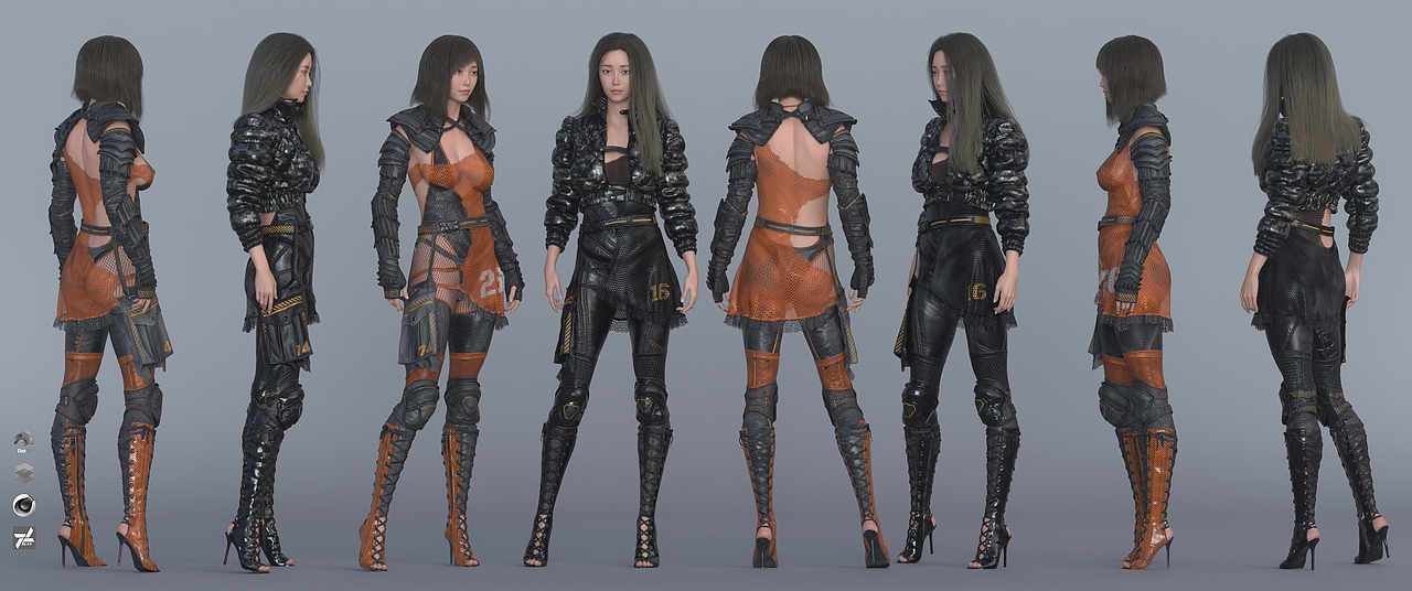 C4D Redshift 角色渲染合集05