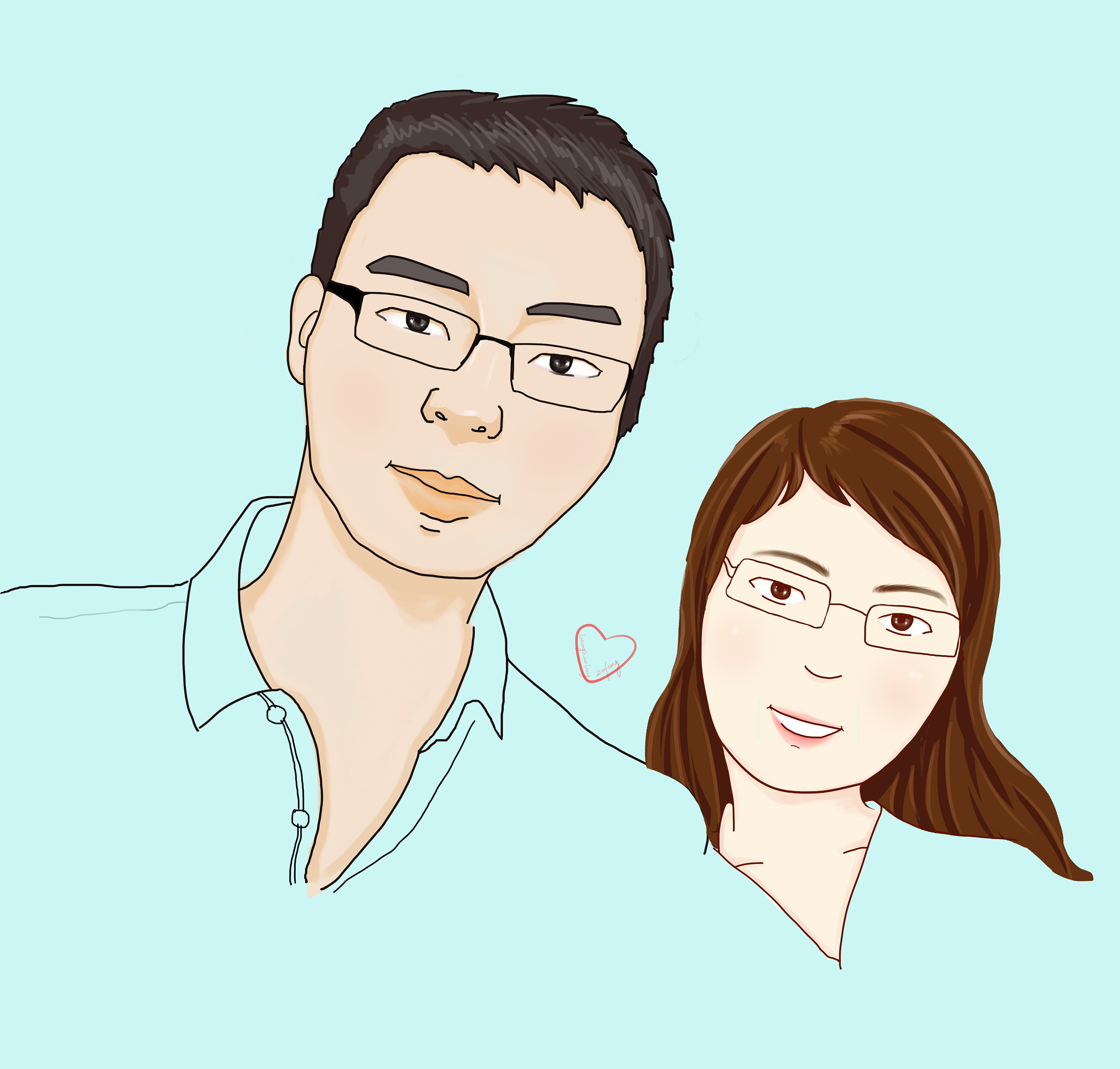 自制情侣头像-原创