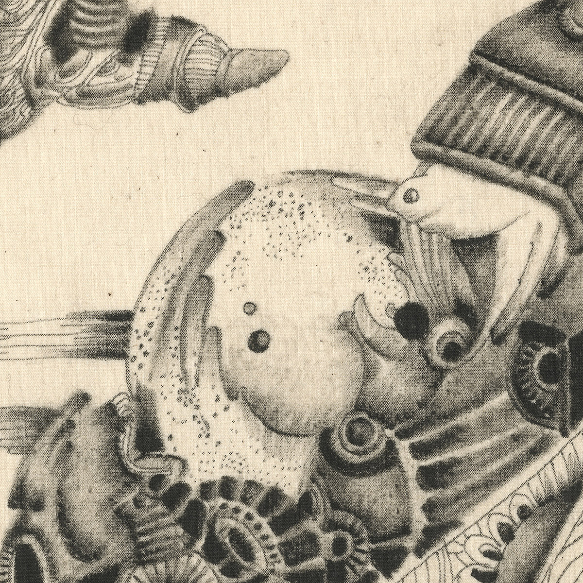 之二十九：走廊 布面墨 李晴