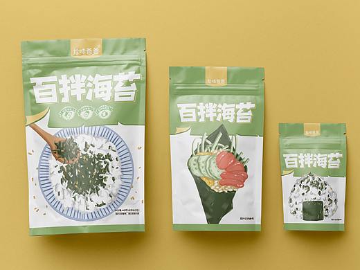百拌海苔 | 插画包装设计