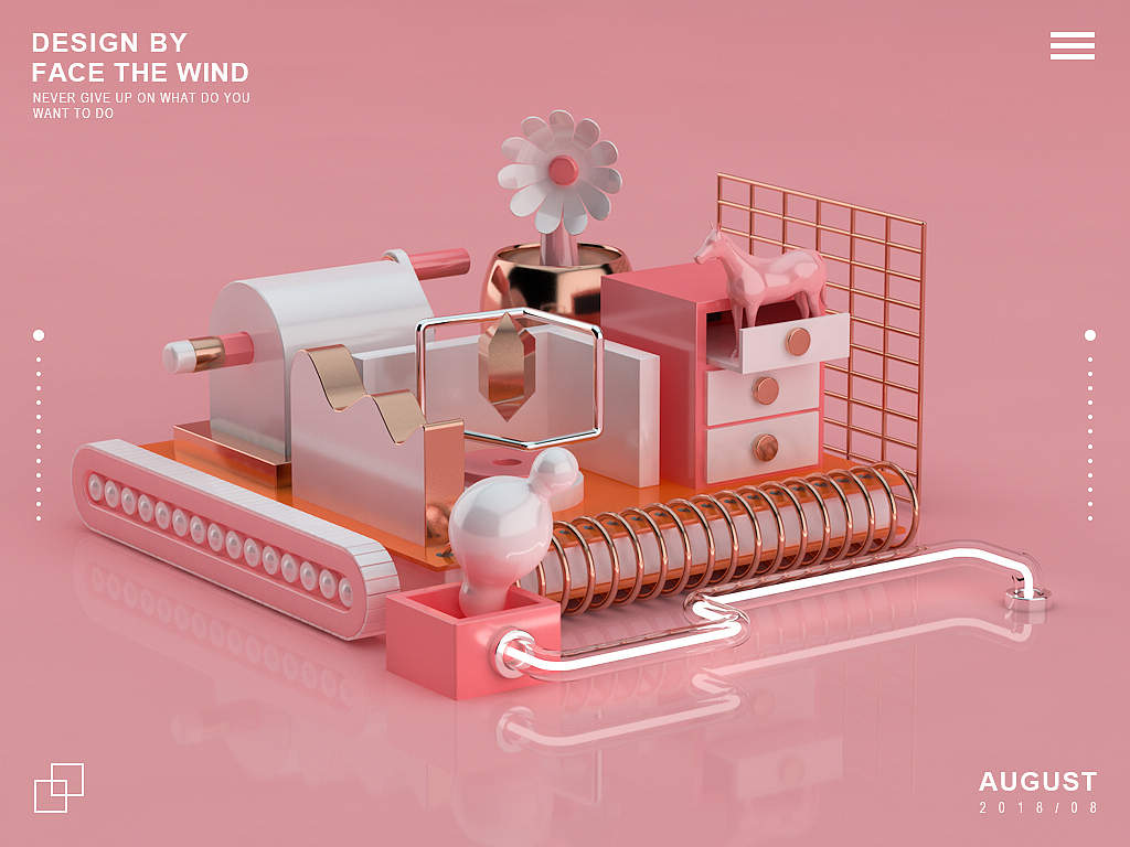 C4D练习（图ZMTQ0MzQ0MzI0） - 其他三维 - 站酷设计师依惜眷恋原创素材 - 站酷ZCOOL