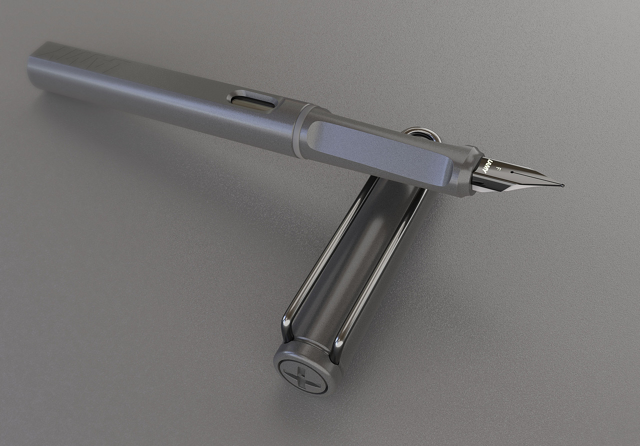 LAMY钢笔建模（图ZMTkyMzU3MTA4） - 生活用品 - 站酷设计师大鹏子原创素材 - 站酷ZCOOL