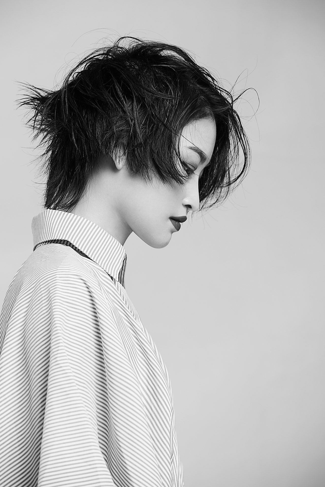 黑白商业人像摄影|Photo By Louise路君