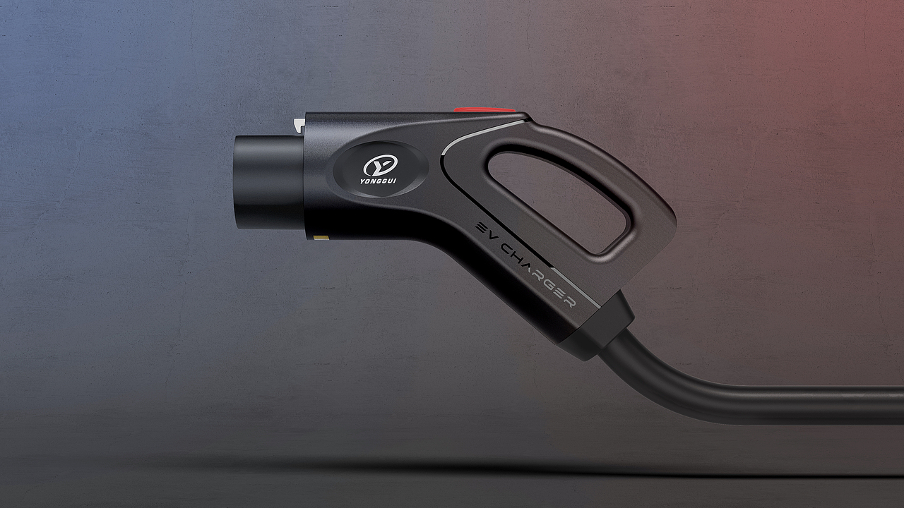 这是一款符合新能源汽车充电趋势的国标直流充电枪，能满足人们使用电动汽车出行充电的需求。一体化设计，即插即用，安全稳定, 防水等级达到IP67。