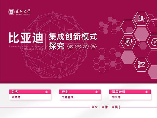 深圳大学简约风学术型开题报告毕业答辩PPT