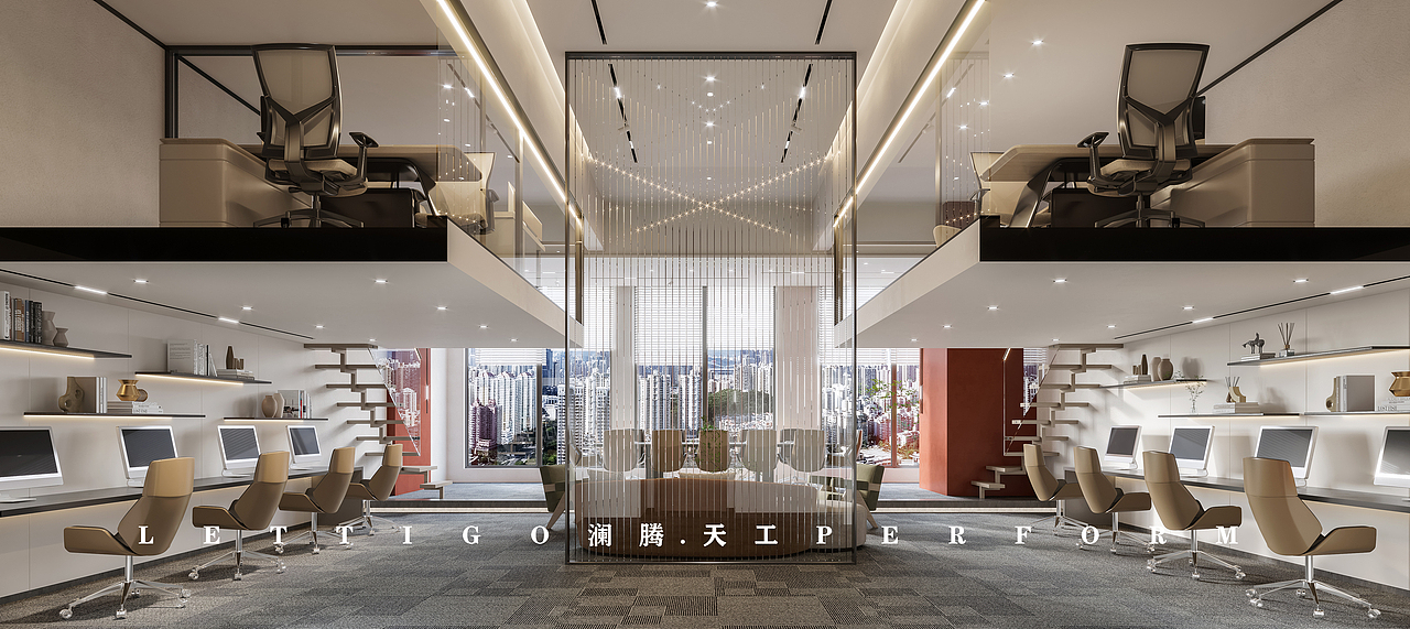 现代|轻侘寂|样板间|Loft公寓|办公室（图ZMjk1NjMxODQ0） - 家装设计 - 站酷设计师DesignerZtt186原创素材 - 站酷ZCOOL