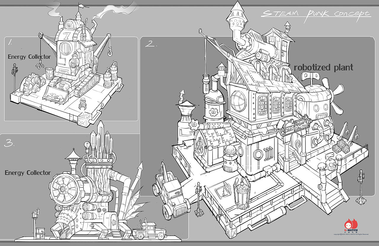 U-MATCH火源兄弟场景班学员部分作品NO.13（图ZNTc0ODI3NzY=） - 游戏原画 - 站酷设计师bigballgao原创素材 - 站酷ZCOOL