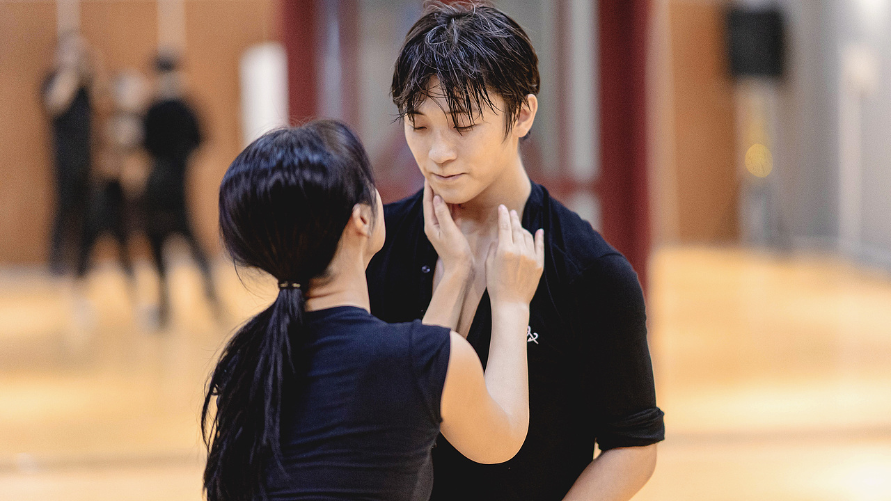 2021年8月23日张爱马迪,贾昊悦新舞彩排