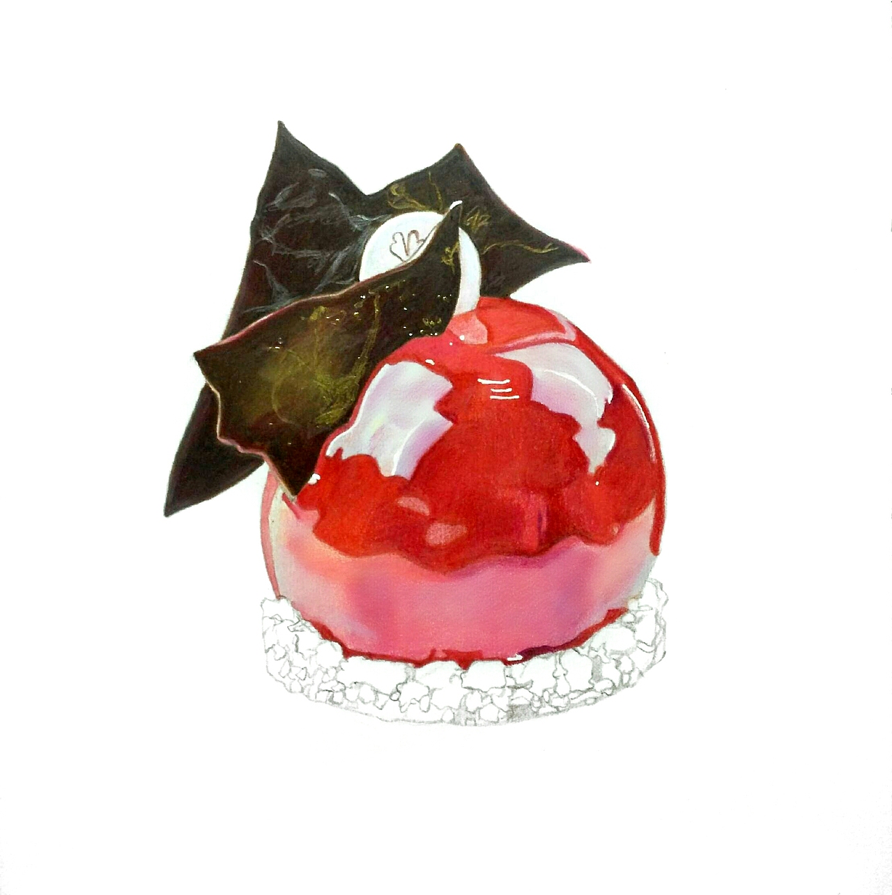 原创手绘-彩铅小物