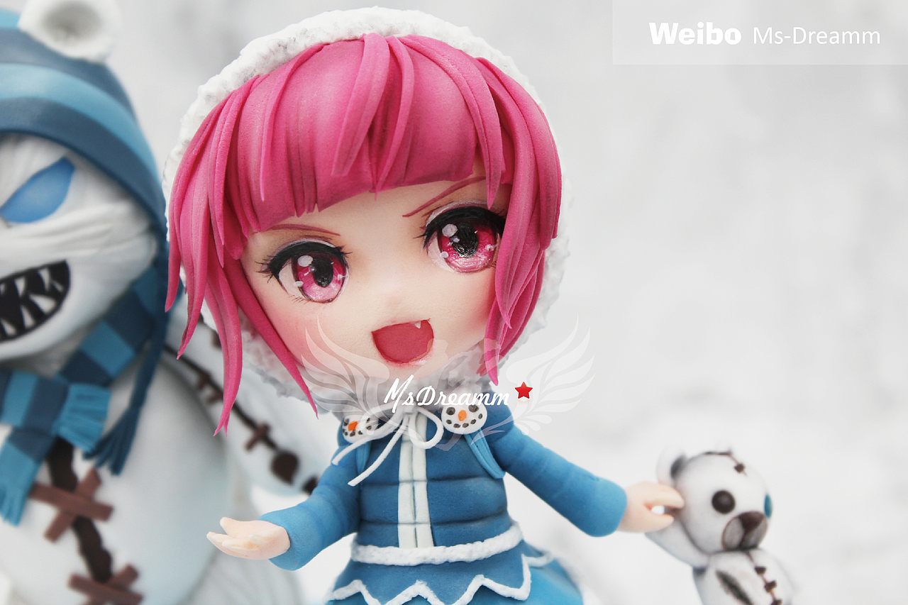 msdreamm冰霜烈焰安妮英雄联盟黑暗之女lol安妮手办