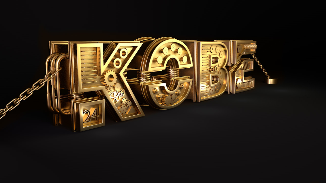 kobe 金属字