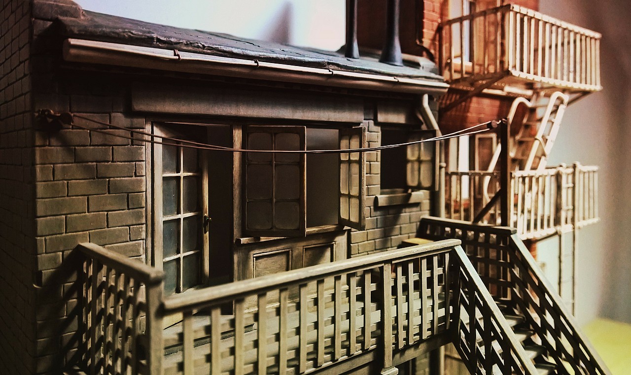 微缩模型——Rear Window by Hitchcock（图ZMTAxMTI0MDA0） - 手办/模玩 - 站酷设计师die_Luft原创素材 - 站酷ZCOOL