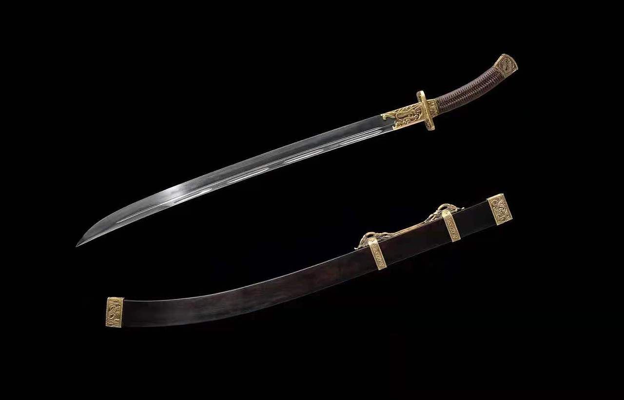 清宫贝勒四方腰刀复古形制和风堂美术刀剑