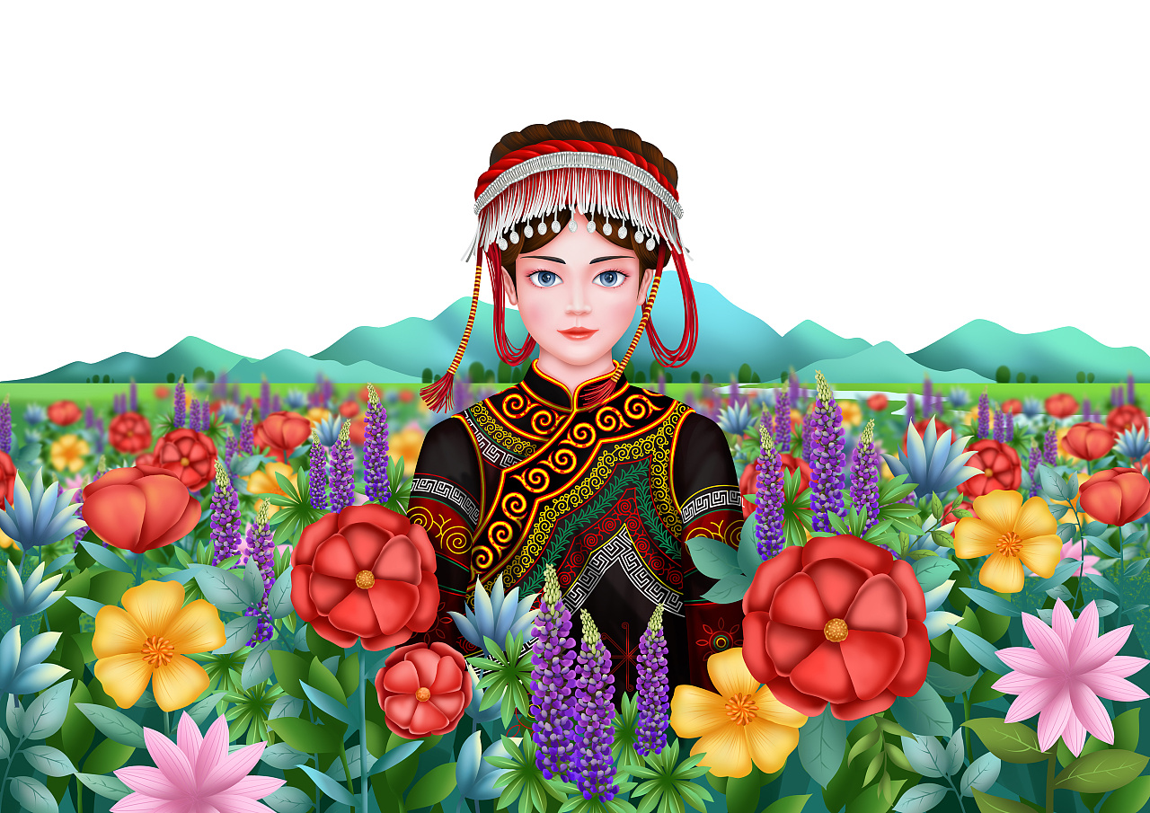 鲁冰花-彝族姑娘