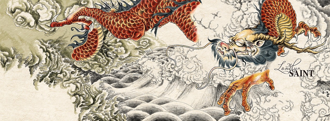 腾龙卡通版 saint新作（图ZMjg2MDUzMDI0） - 新锐潮流插画 - 站酷设计师saint5原创素材 - 站酷ZCOOL