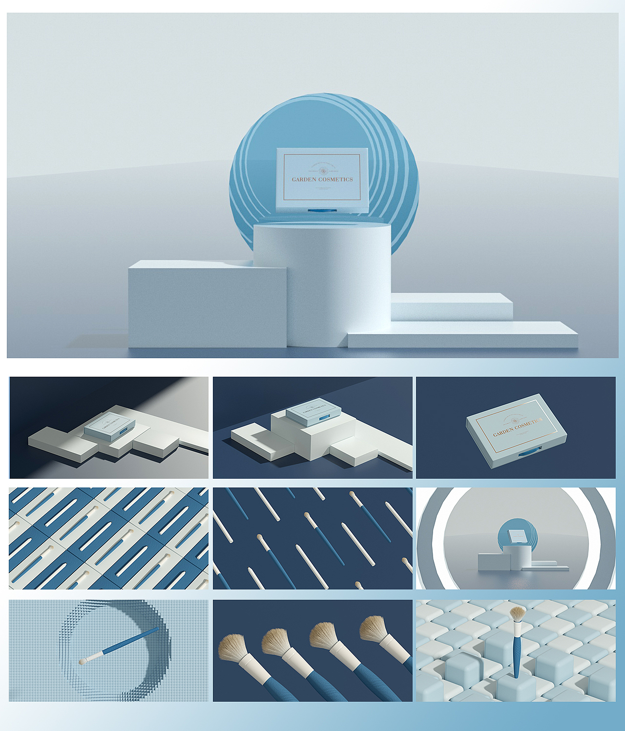 化妆刷产品动态视频