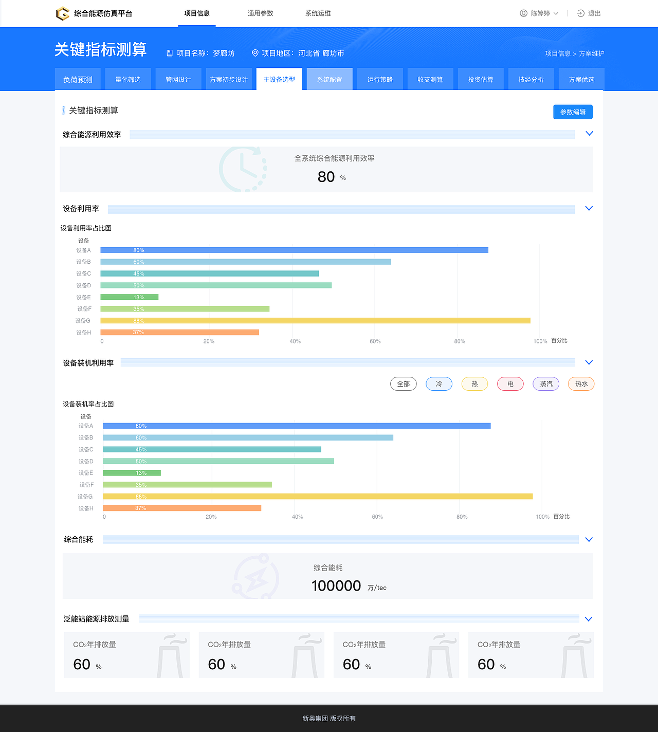 综合能源仿真平台（to B）（图ZMjE5MjU5MTEy） - 其他网页 - 站酷设计师Tiffanychinting原创素材 - 站酷ZCOOL