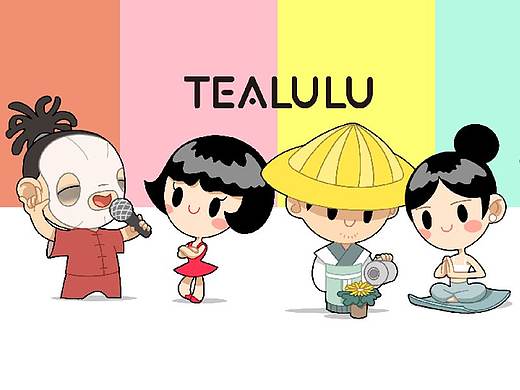 卡通品牌IP设计 | 噜噜茶 TEALULU