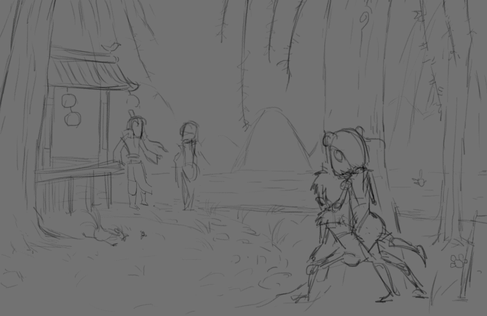 仙剑4双双成对（图ZNjU0OTEwMzY=） - 游戏原画 - 站酷设计师ZzZ_1993原创素材 - 站酷ZCOOL