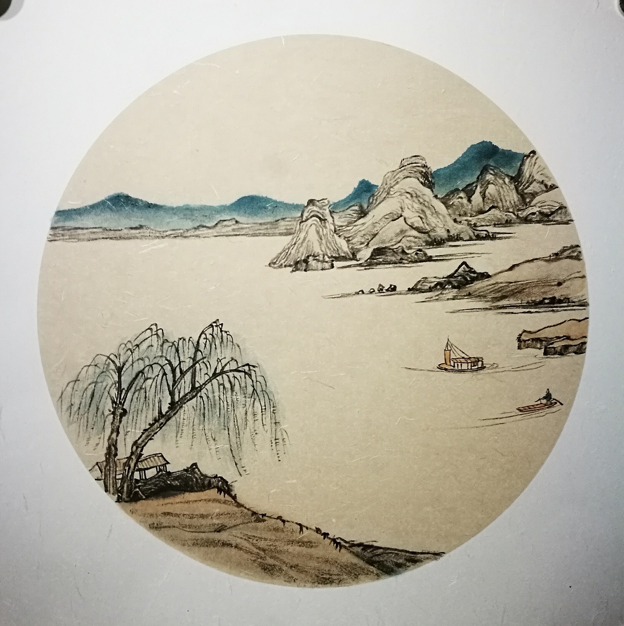 丁酉春许飞国画仿古作品