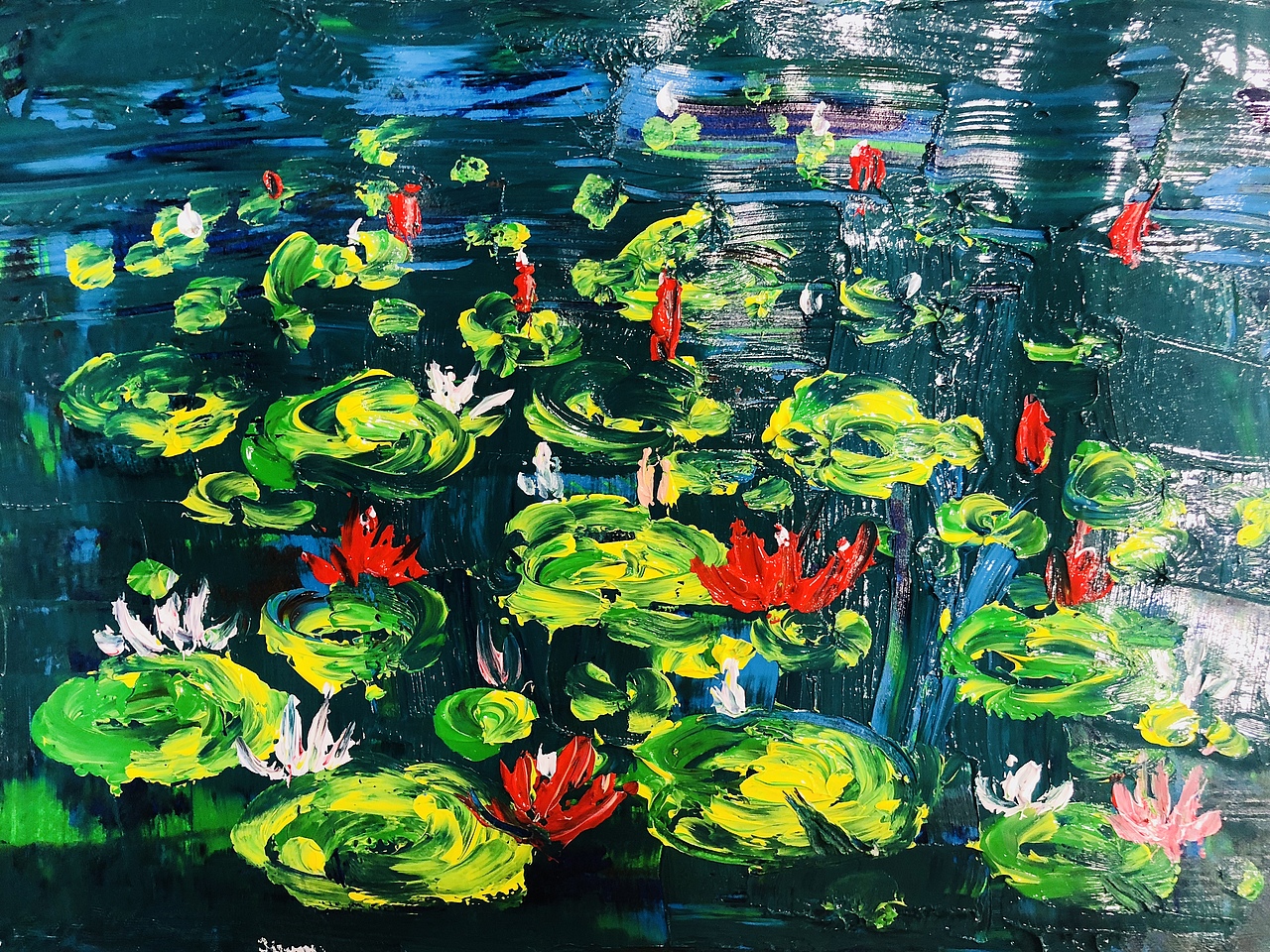 莫奈《睡莲》