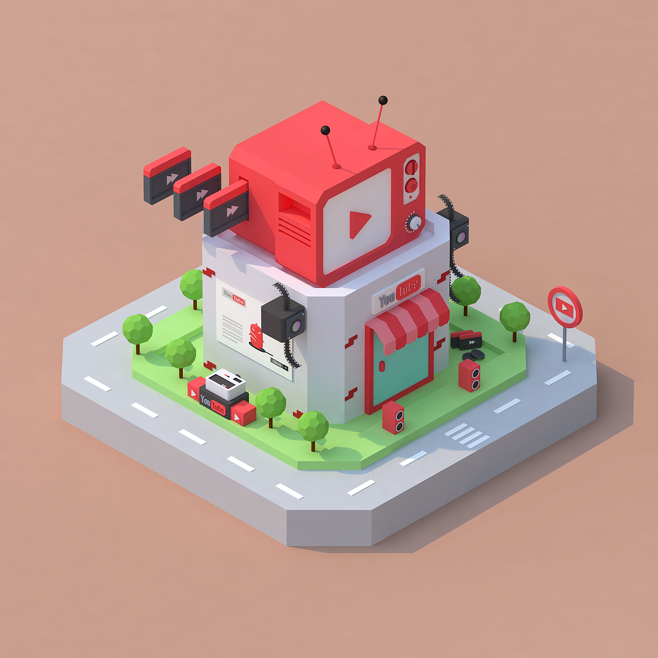 21天C4D练习打卡（图ZMTM2NDY2NzI4） - 场景 - 站酷设计师张张要努力原创素材 - 站酷ZCOOL