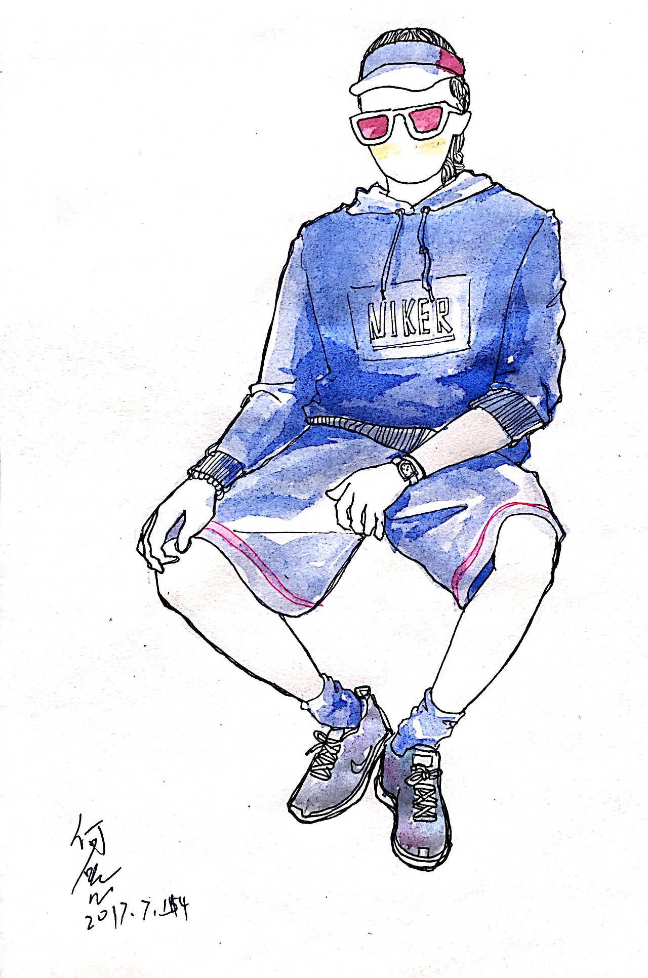 运用不同工具对现代时装的表现