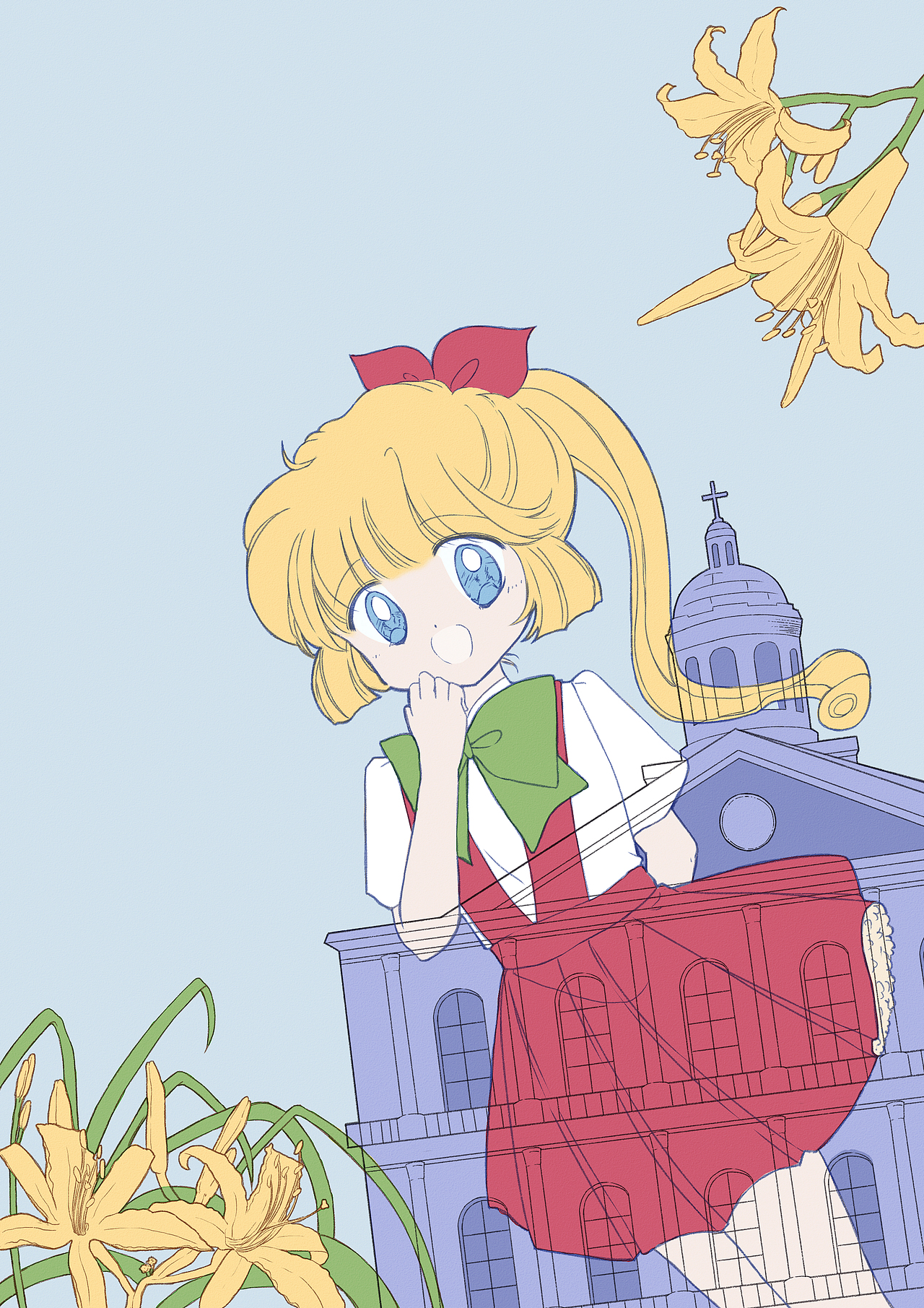 [板绘-200629]羽丘芽美·夏校单马尾Ver.（图ZMjIwODk0MTI0） - 创作习作 - 站酷设计师ccsttail原创素材 - 站酷ZCOOL