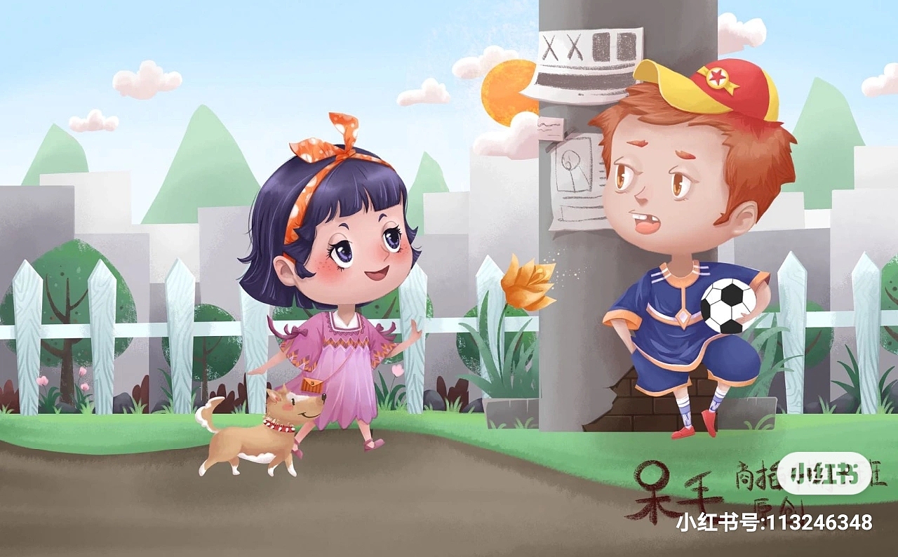 风格实践（图ZMjcwODQ5MTc2） - 儿童插画 - 站酷设计师呆毛大风吹原创素材 - 站酷ZCOOL
