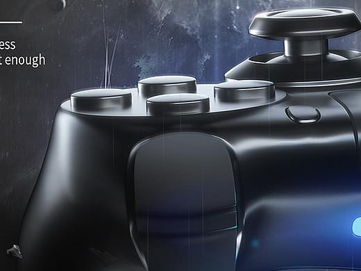 PS4手柄电商详情页设计【渲染练习作业】