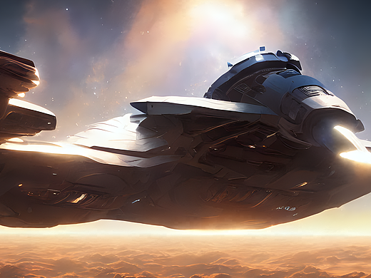 #AI创作实验室#星际飞船