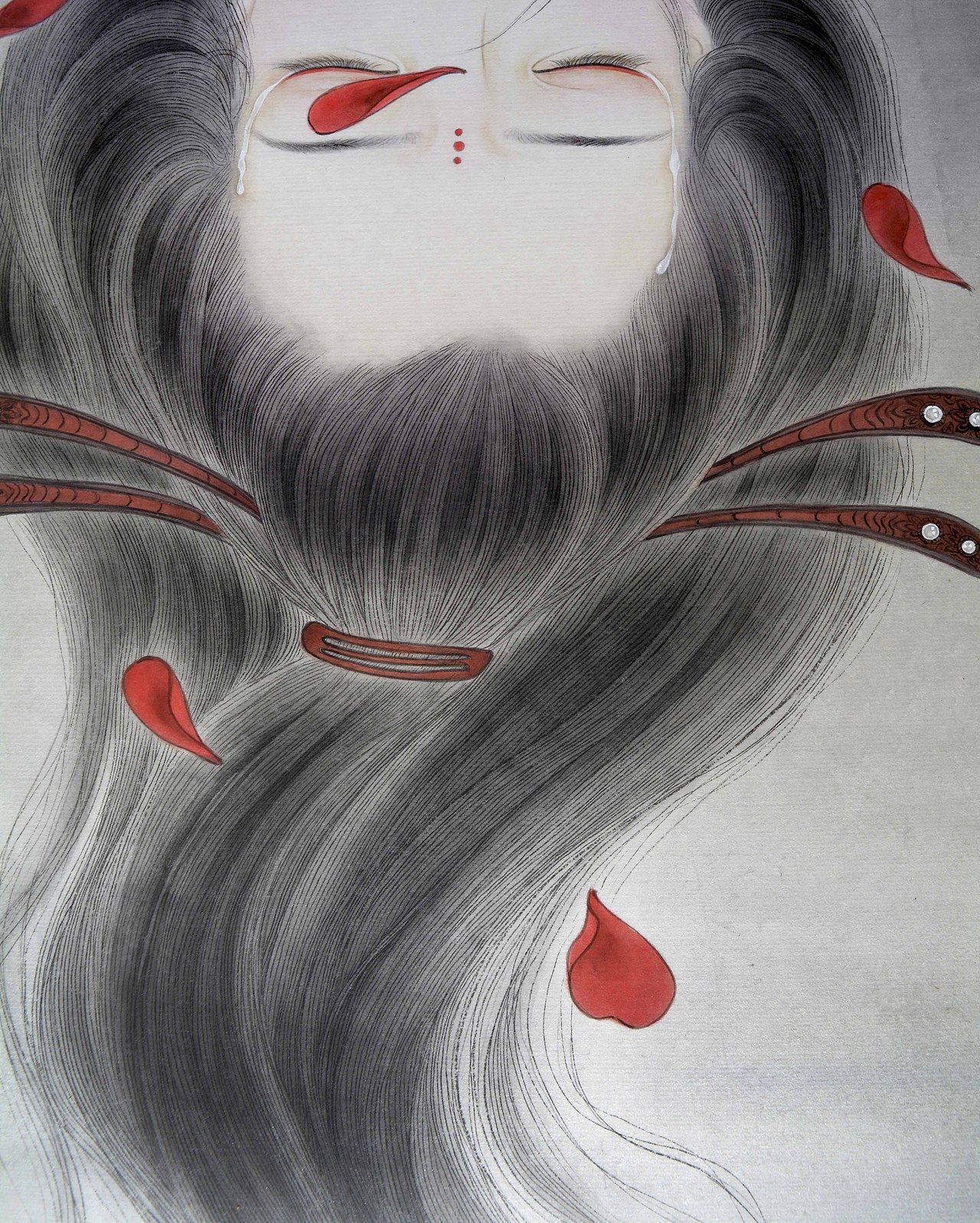 聊斋系列之聂小倩（图ZOTI4MDYyOTY=） - 绘画 - 站酷设计师ruby可可原创素材 - 站酷ZCOOL