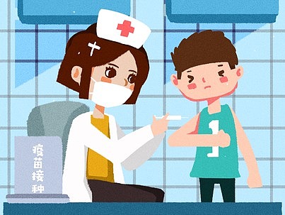 关于疫苗的几张小插画