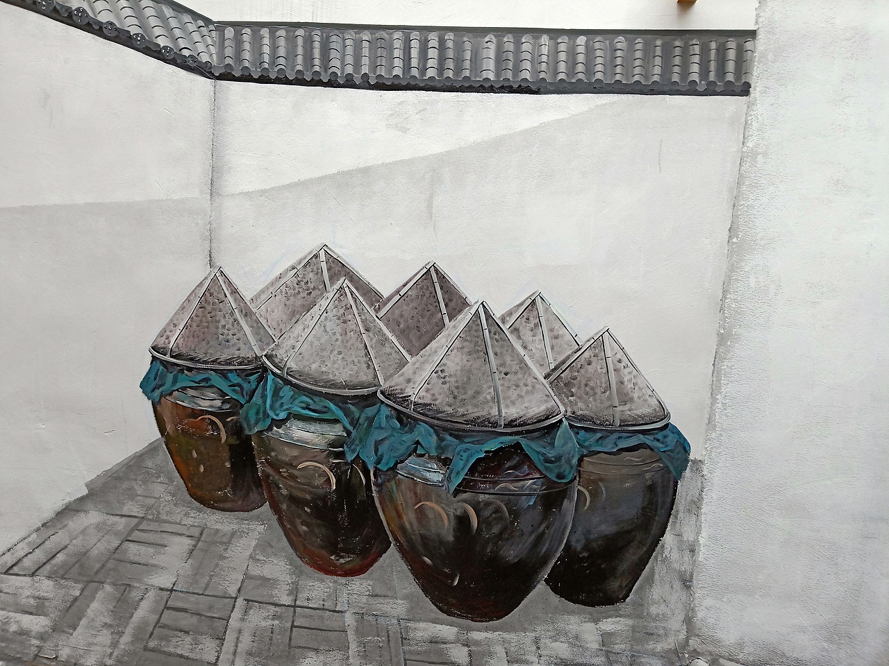 老街坊怀旧壁画绘制