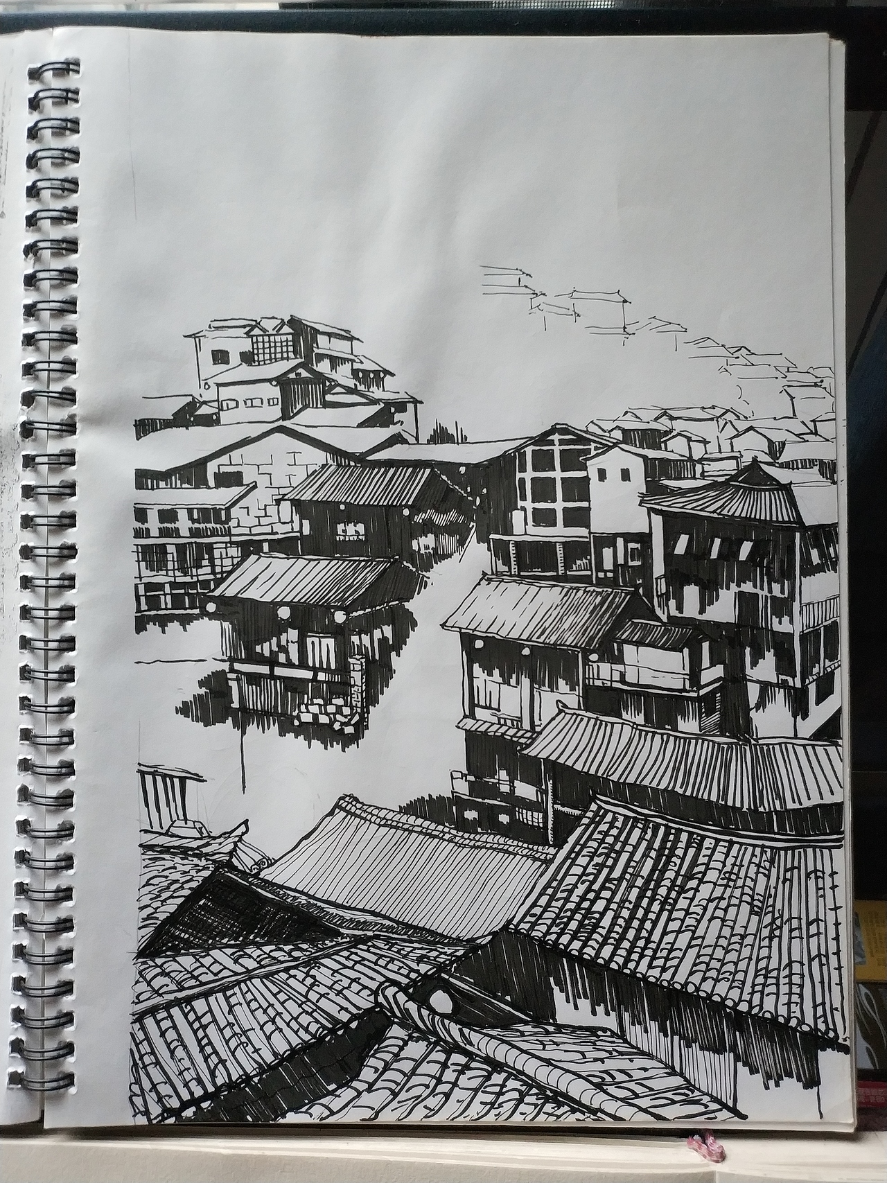 疫情期间的速写。