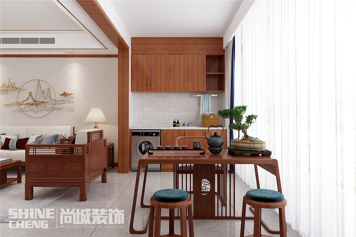 肥城世纪豪庭160㎡顶加阁新中式风格装修设计案例（图ZMjY4OTQ4OTE2） - 文案/策划 - 站酷设计师Z25890727原创素材 - 站酷ZCOOL