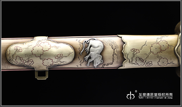 龙泉刀剑-全铜十二生肖剑-典雅版(DJ-2760)