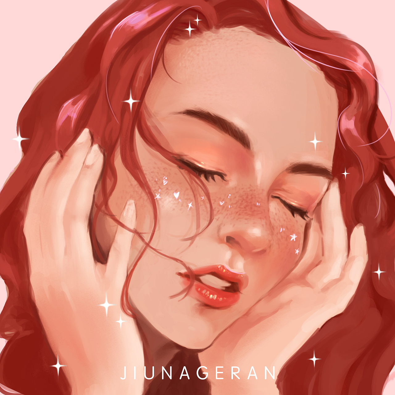 欧美厚涂风头像