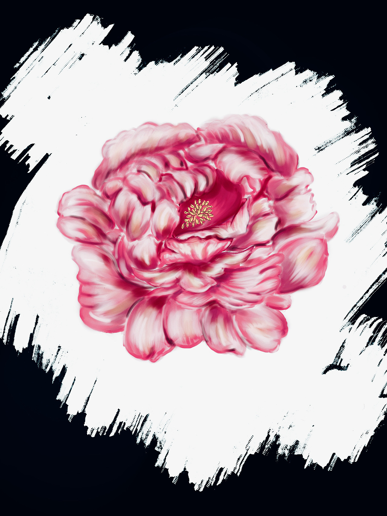 凤凰牡丹(国潮)