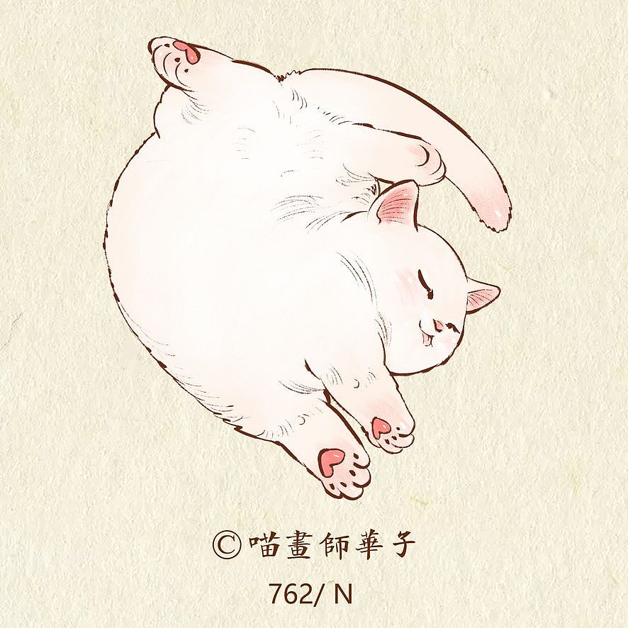 画猫的第三季100天，七百八十七天画猫纪录！（图ZMjIxOTE0MTE2） - 艺术插画 - 站酷设计师喵画师华子原创素材 - 站酷ZCOOL