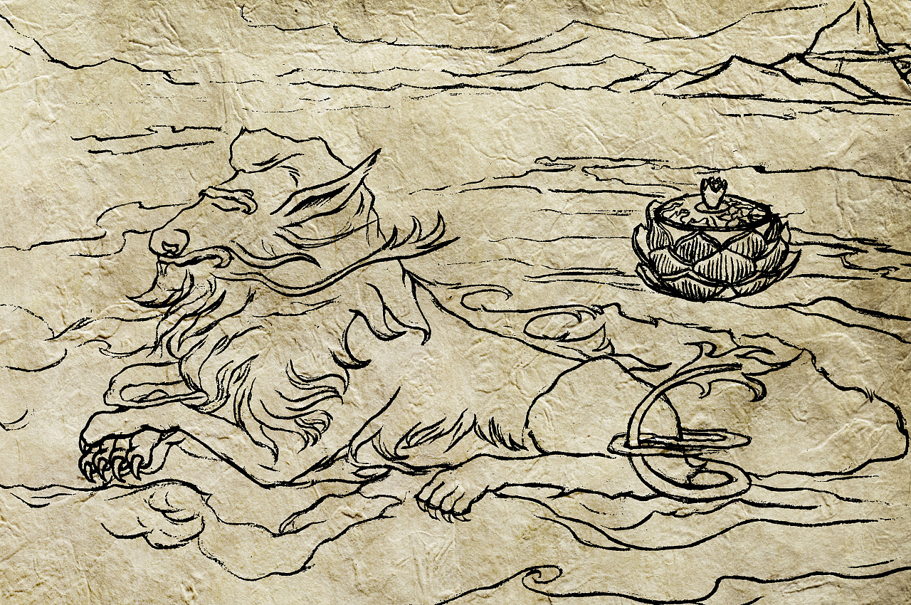 【龙生九子】-《狻猊》