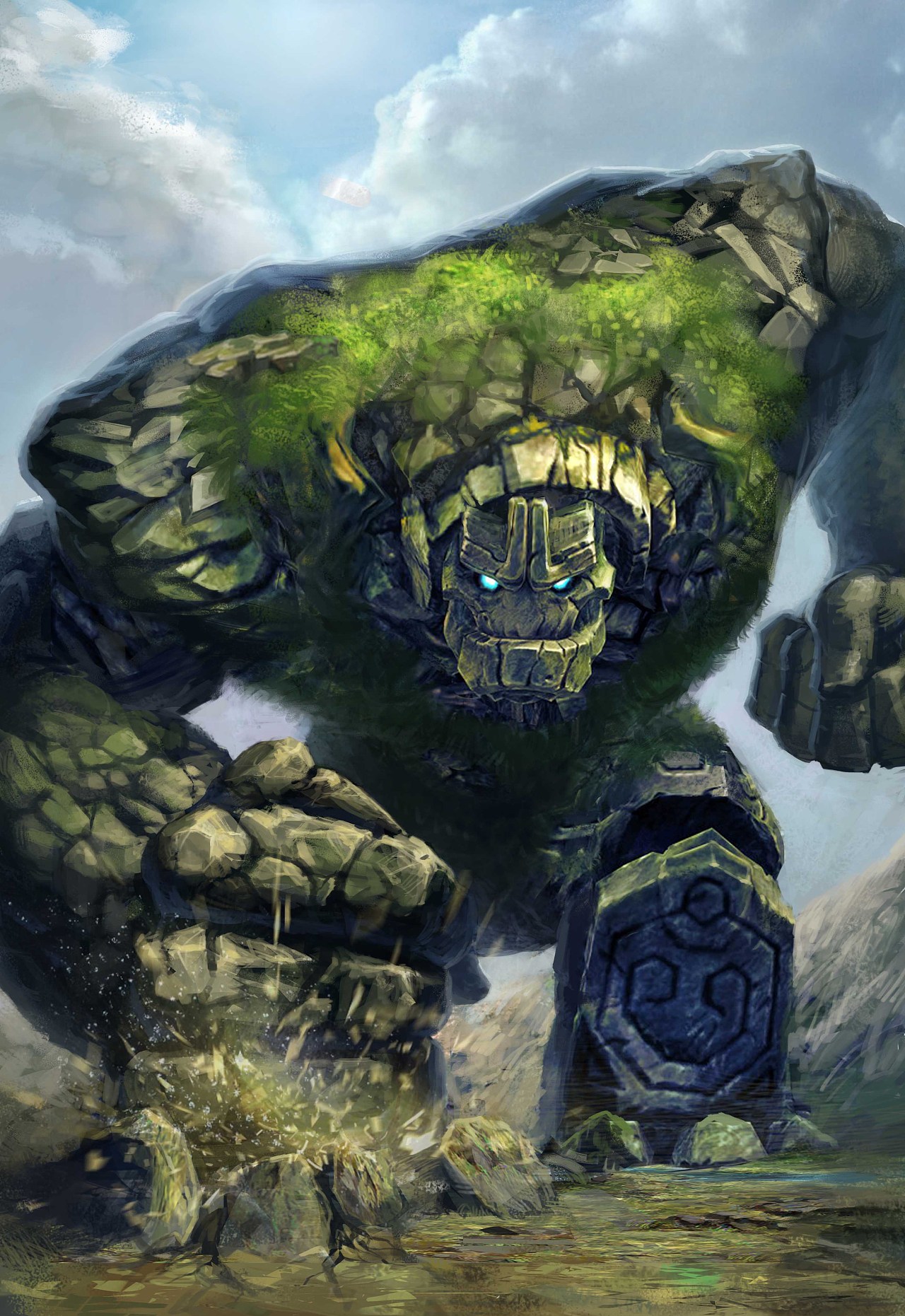 山岭巨人|插画|概念设定|spawn478478 - 原创作品 - 站酷 (zcool)